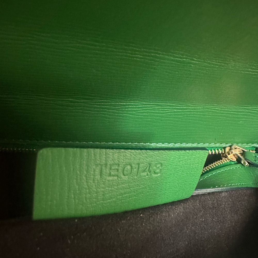 Authentic Givenchy Green leather medium Pandora box bag - Picture 10 of 11